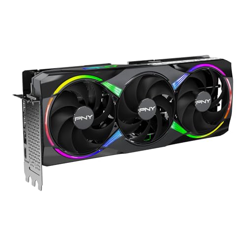 PNY NVIDIA GeForce RTX™ 5080 16GB ARGB Overclocked Triple Fan Graphics Card (DLSS 4, PCIe® 5.0, HDMI®/DP 2.1, 2.9-Slot, Epic-X™ RGB Lighting)