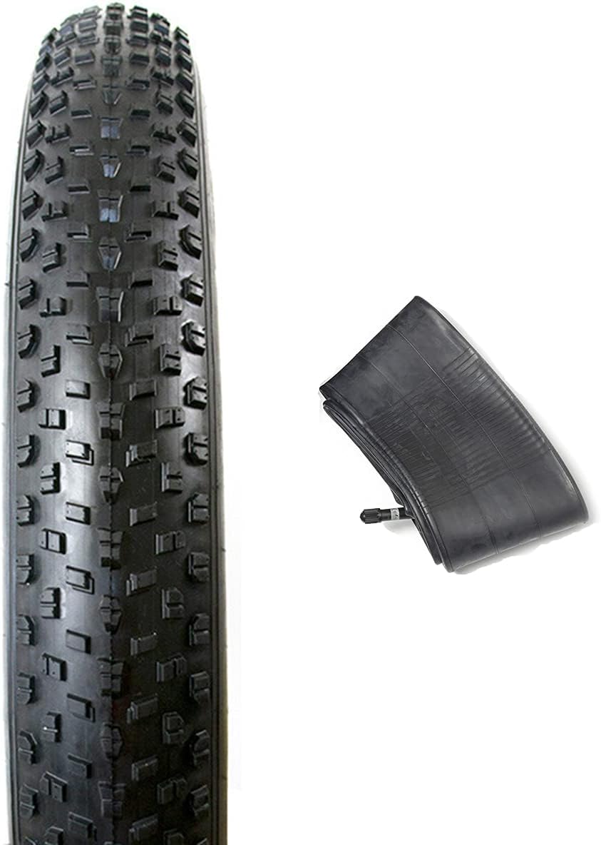 26×4.0 Fat Tire Fat Bike Tires Wire BeadBike Tire Mountain Bike Accessory All Season Replacement Pack of 2
