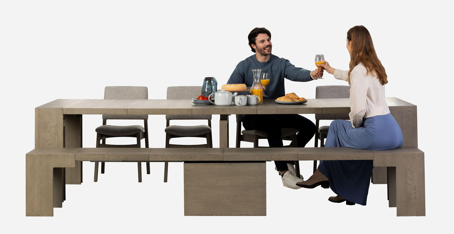 🎉Transformer Table 6 in 1 function long banquet table for 12 people