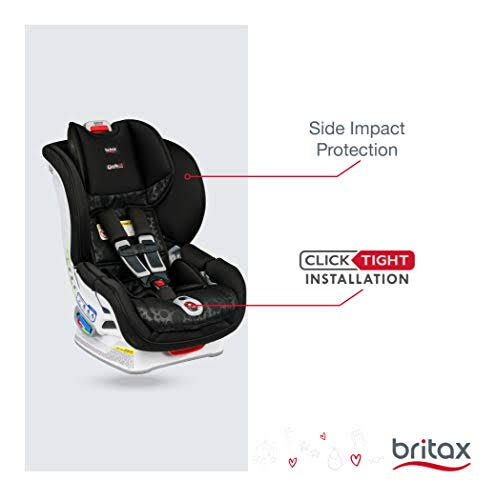Britax Marathon ClickTight Convertible Car Seat - 1 Layer Impact Protection, Bubbles [Amazon Exclusive]