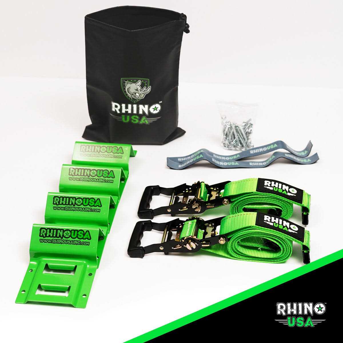 Rhino USA UTV Wheel Chock Tie-Down Kit