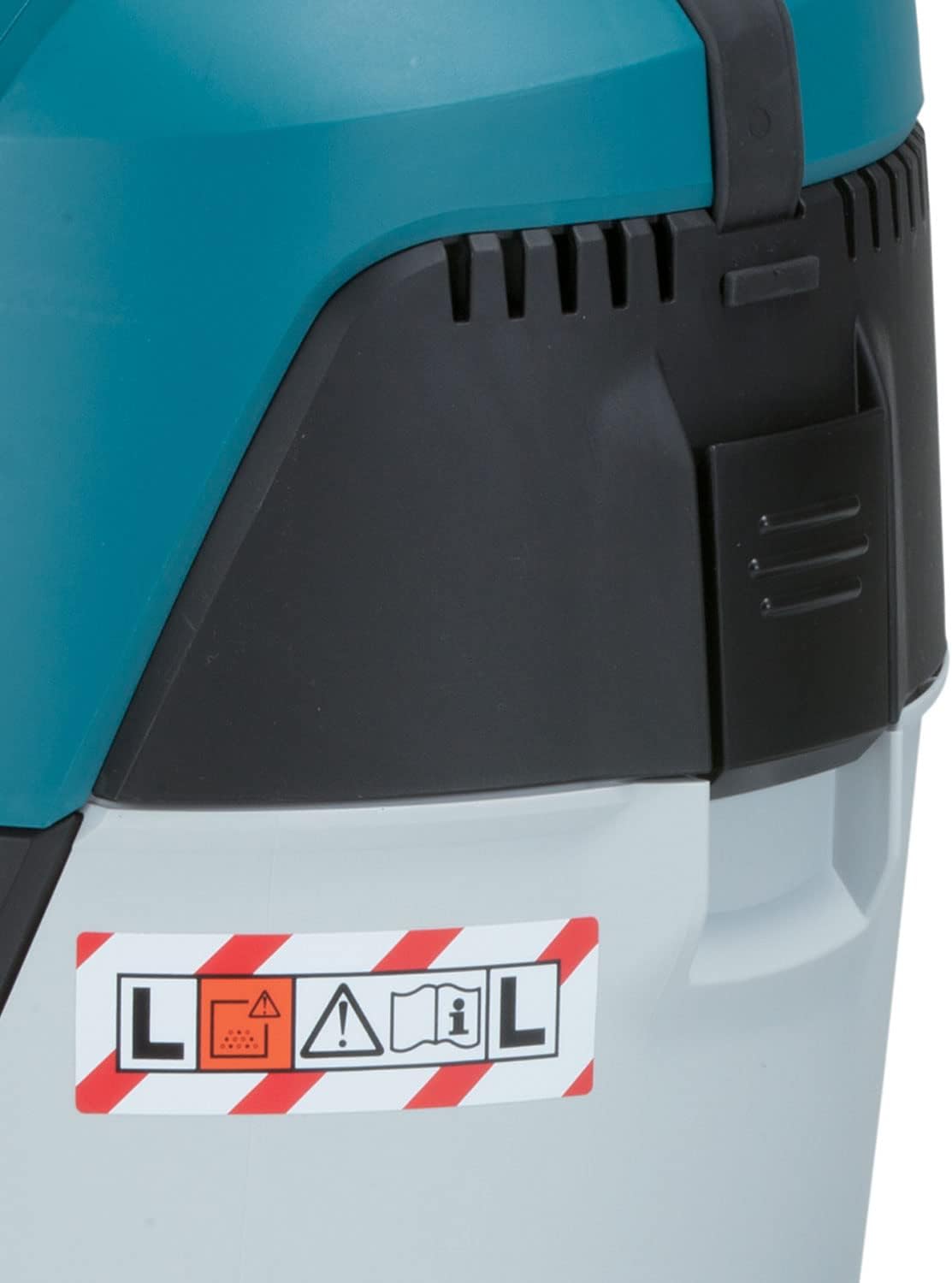 Makita VC2512L 25.0 L Push and Clean L Class Dust Extractor (9.4-Amp) for Wet & Dry Cleaning