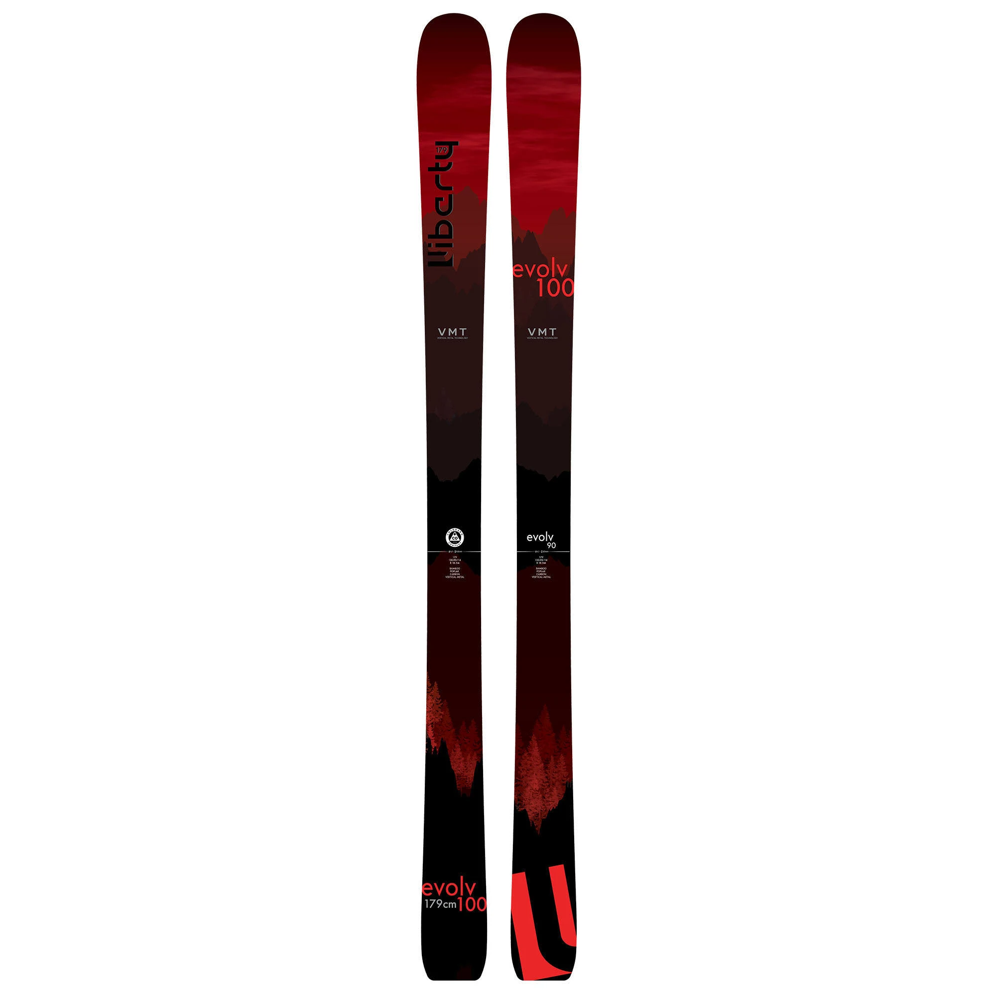 Liberty Evolv100 2020 Skis 186
