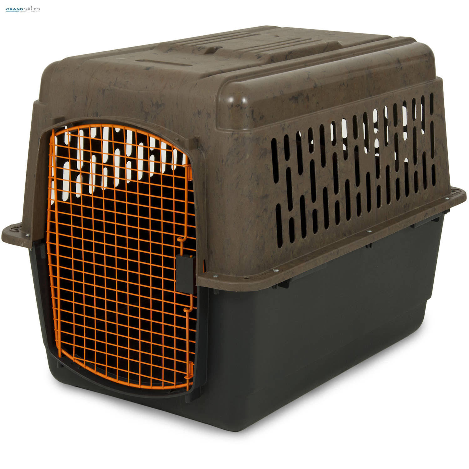 Ruff Maxx 36x22 Kennel for Dogs Weighing 50-70 lbs Camo/Orange