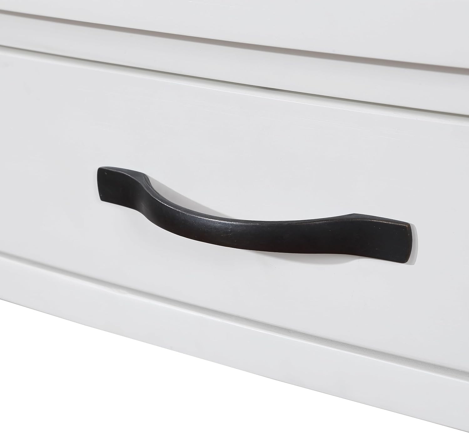 White Corner Table Accent Cabinet: Small End Table with Shelves Drawer