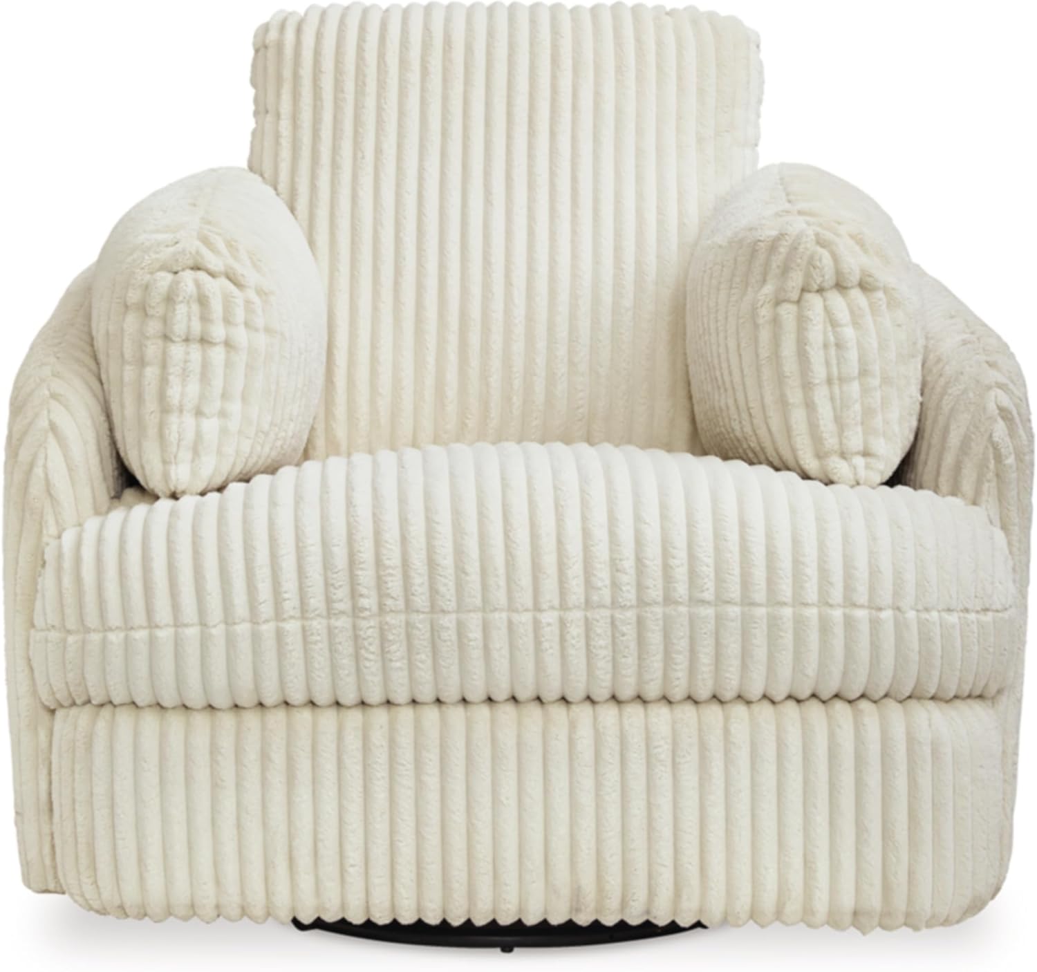 Signature Design by Ashley Tie-Breaker Swivel Glider Recliner, 40" W x 39" D x 37" H, White