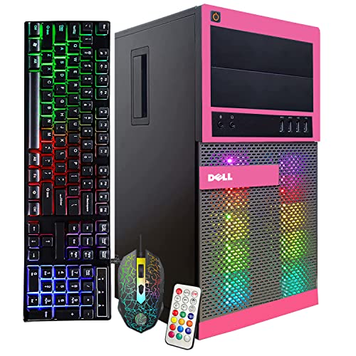 Dell Optiplex 7020 Gaming Desktop PC - Intel Core i7 4th Gen 3.4GHz, NVIDIA GeForce GT 1030 2GB, 16GB RAM, 512GB SSD, HDMI, DVI, VGA, New Keyboard, Mouse, Wi-Fi, Windows 10 Professional(Renewed)