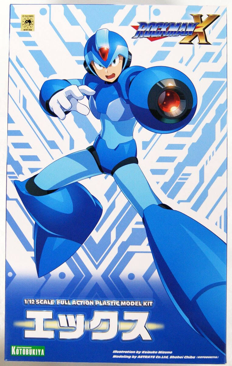 Mega Man x 1/12 Scale Plastic Model Kit