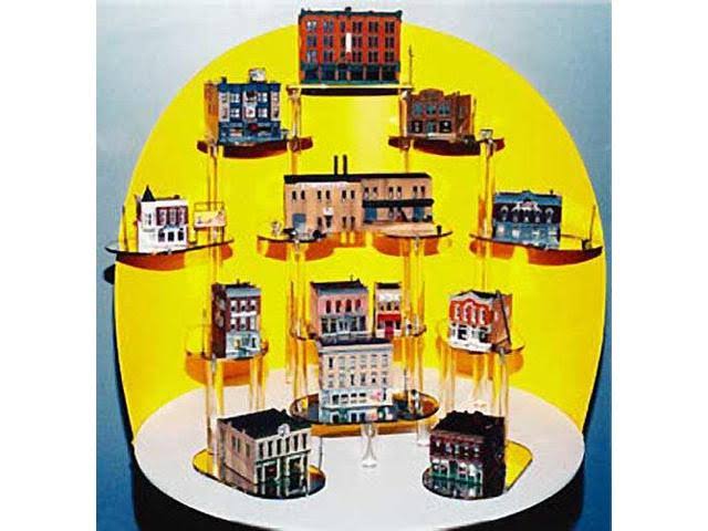 Town u0026 Factory Building Set - Kit - Scale: N | Woodland Scenics