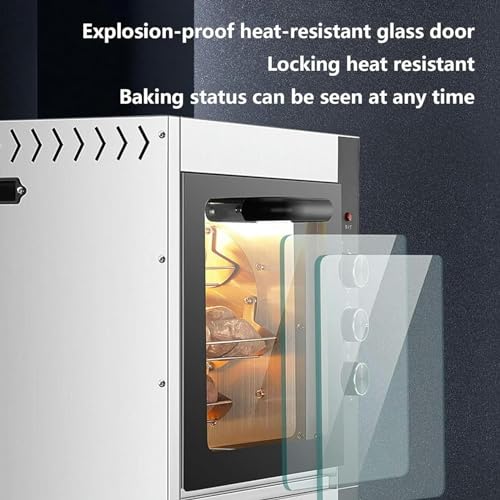 Stainless Steel Sweet Potato Oven, Pizza Baking Machine, Sweet Potato Oven, Sweet Potato Oven, 1400W/2800W, 360 ° Rotation, 0~90mine Timer Function L