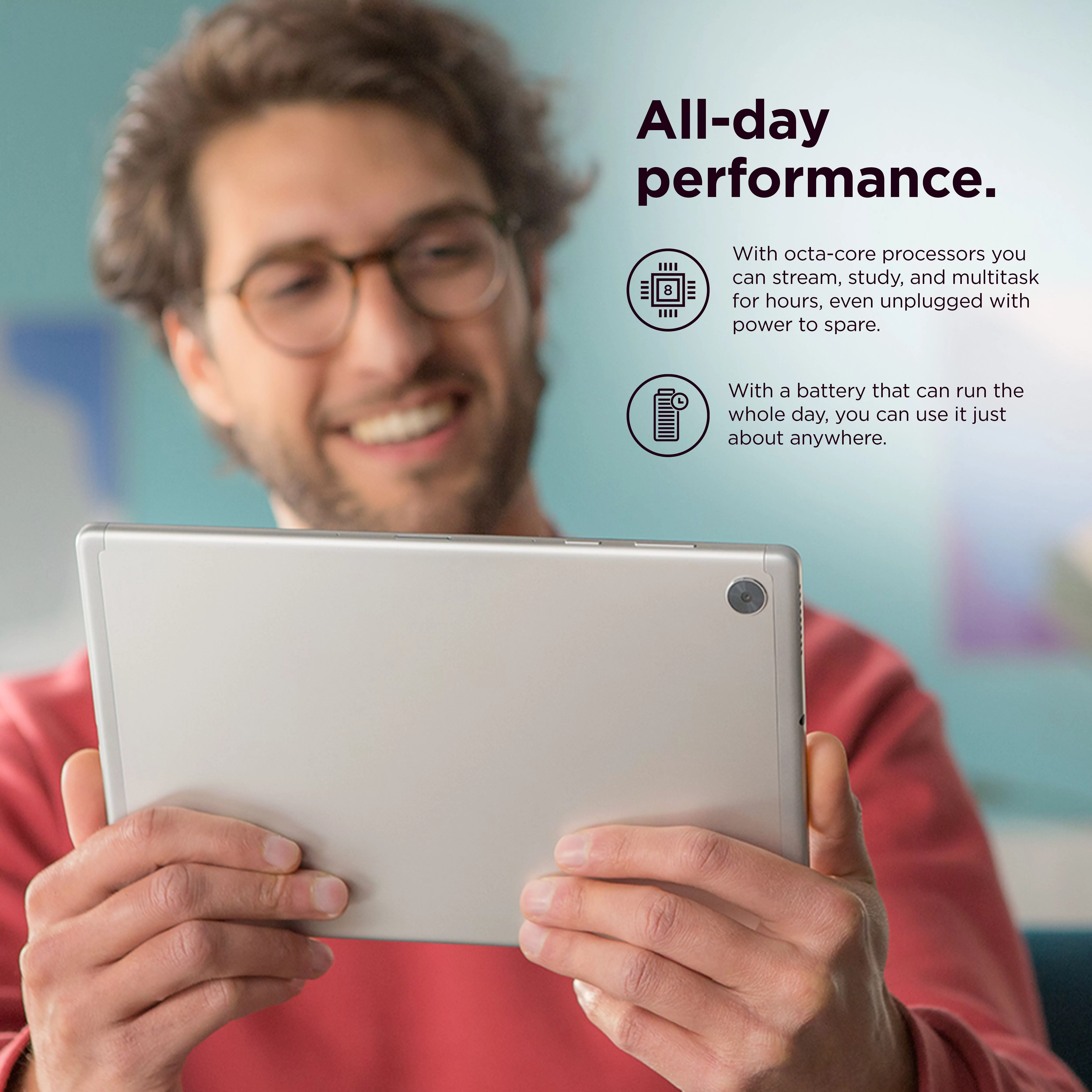 Lenovo Tab M10 HD (2nd Gen) 10" Tablet, 32GB Storage, 3GB Memory, Android 10, HD Display