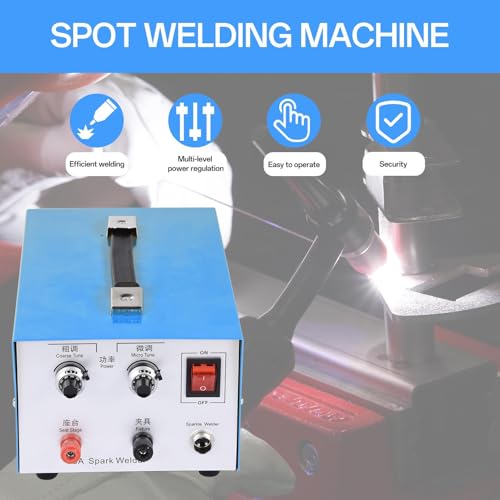 Jewelry Spots Welder for 0.1MM-0.8 MM- 110V Portable Spots Welding Machine Adjustable Welding Power| Jewelry Welder Spots Welder Pulse Argons Arc Jewelry Welder Jewelry Spots Welding Tool