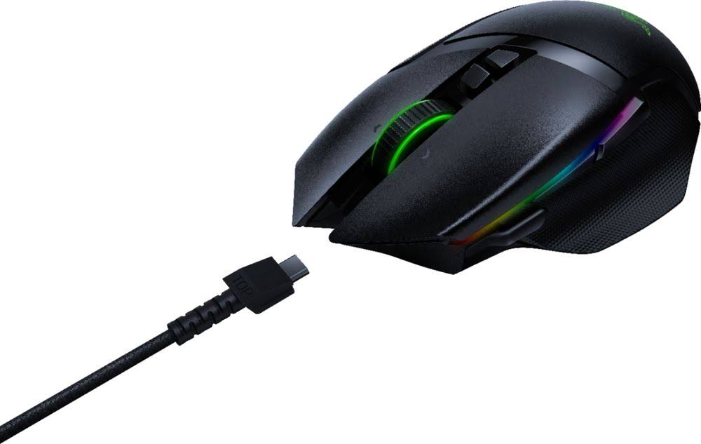 Razer - Basilisk Ultimate Wireless Optical Gaming Mouse - Black