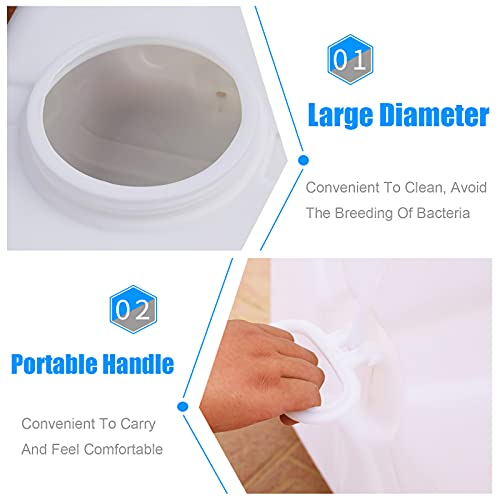 Water Tank White Water Container with Faucet 30L/70L/140L Portable Water Storage Jug Food Grade Horizontal Square Water Tan,Perfect for Outdoors Camping Hiking Emergency