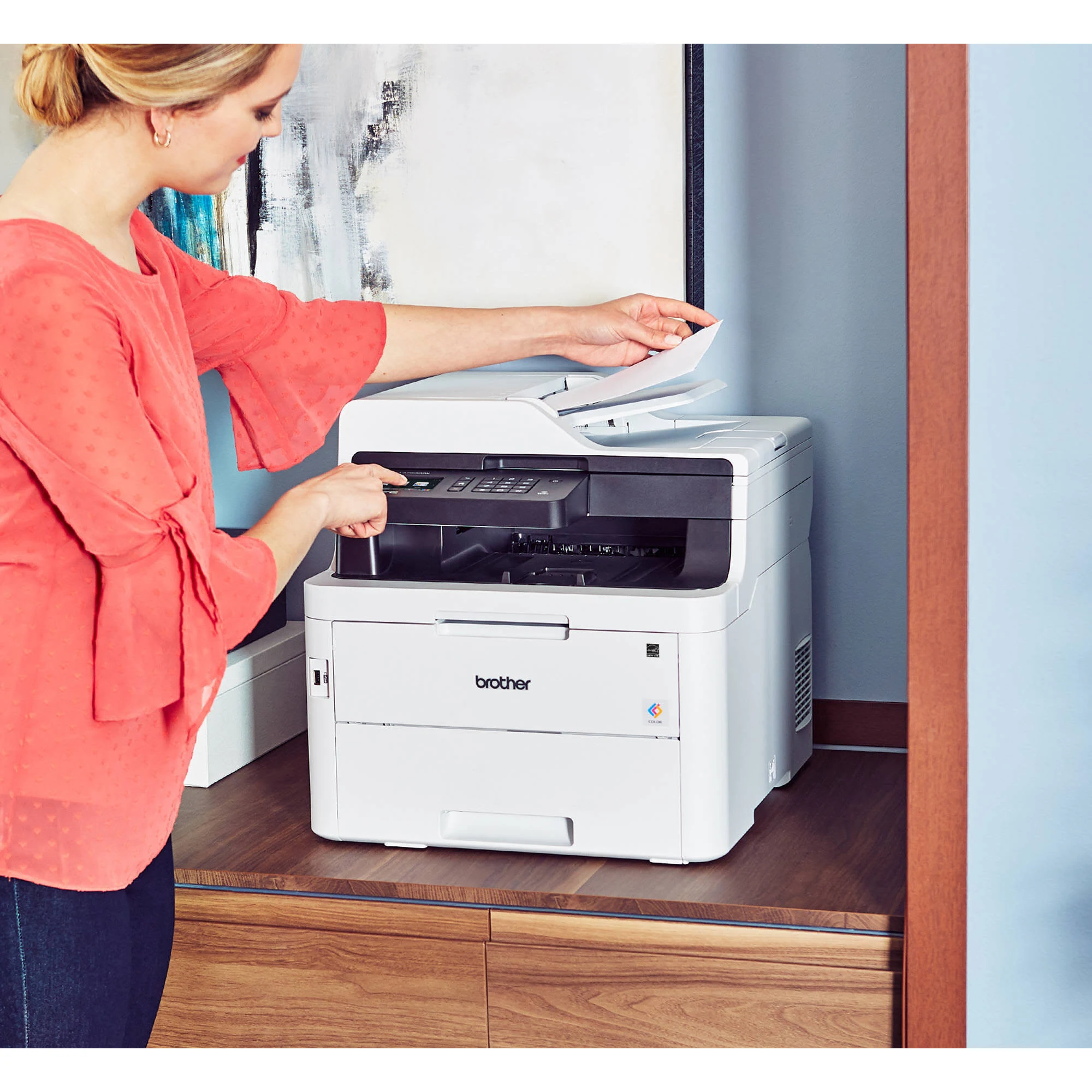 Brother MFC-L3750CDW Wireless Multifunction Color Laser Printer