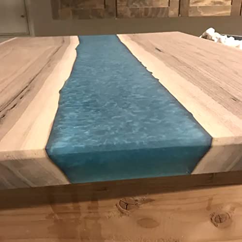 TotalBoat Thickset Fathom Deep Pour Clear Epoxy Resin and Hardener Kit for Thick Casting, Embedding, River Tables, Live Edge Wood Tables (6 Gallon)