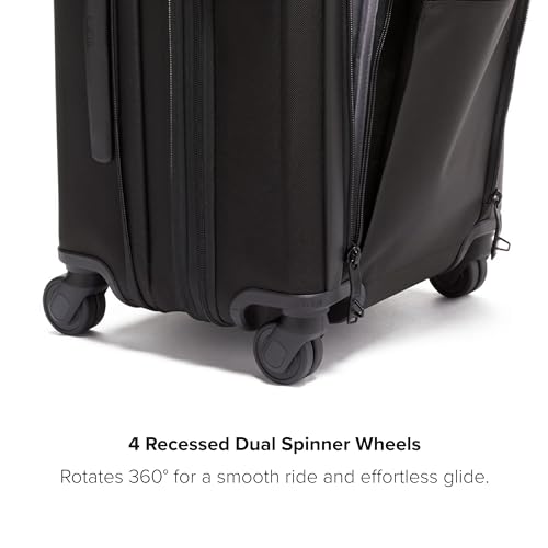 TUMI - Alpha International Expandable 4 Wheeled Carry-On - Rolling Carry On Suitcase for Domestic & International Travel - Black