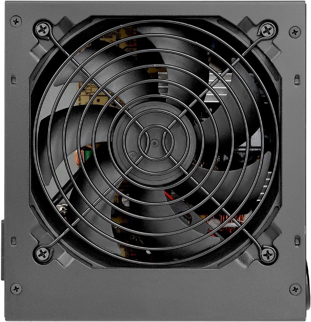 ASRock B450M-HDV R4.0 AM4 AMD Promontory B450 SATA 6Gb/s Micro ATX AMD Motherboard & Thermaltake Smart 500W 80+ White Certified PSU, Continuous Power with 120mm Ultra Quiet Cooling Fan