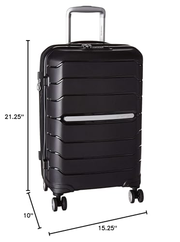 Samsonite Freeform 21-Inch Hardside Carry-On Luggage - Hardshell Carry-On Suitcase - TSA, Airline-Approved - Expandable Hard Shell, Smooth Rolling Spinner Wheels for Lightweight Travel - Navy