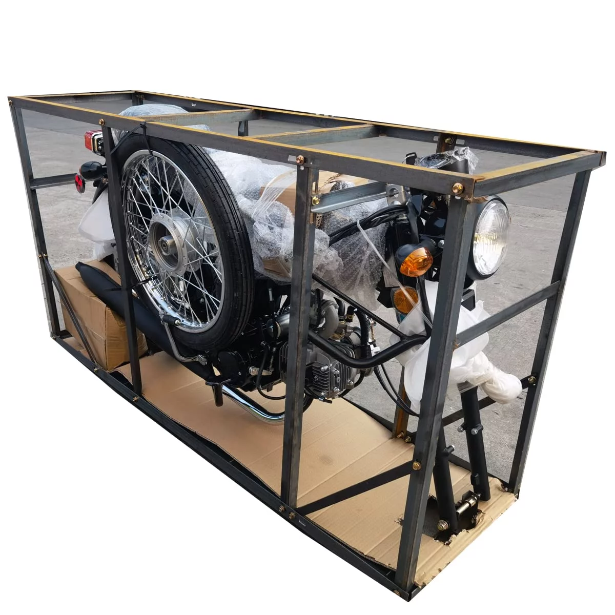 X-Pro Brand New X25 125cc Cafe Cruiser Racer Gas Bike Bicycle Style Motorcycle Bike