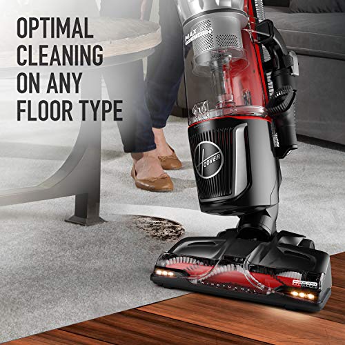 Hoover Upright Vacuum Cleaner, HEPA Media Filtration, for Carpet and Hard Floor