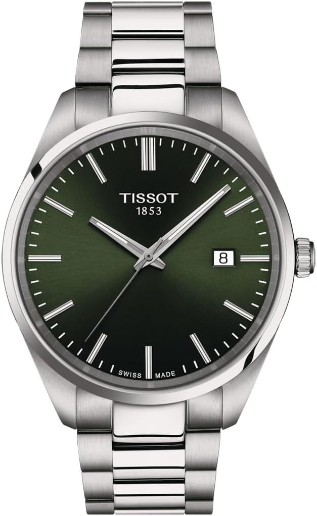 Tissot Mens PR 100 316L Stainless Steel case Quartz Watches, Grey, Stainless Steel, 20 (T1504101109100)