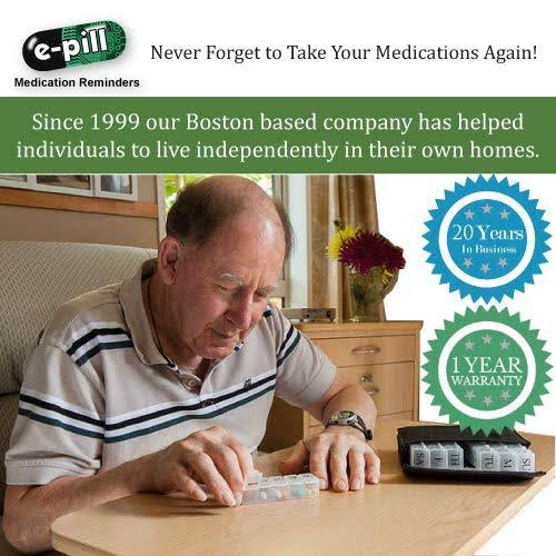 E-pill Automatic Pill Dispenser for Home or Institutional use. MD1 Medtime Xl. Original Swedish Design. Complete with Two Medica