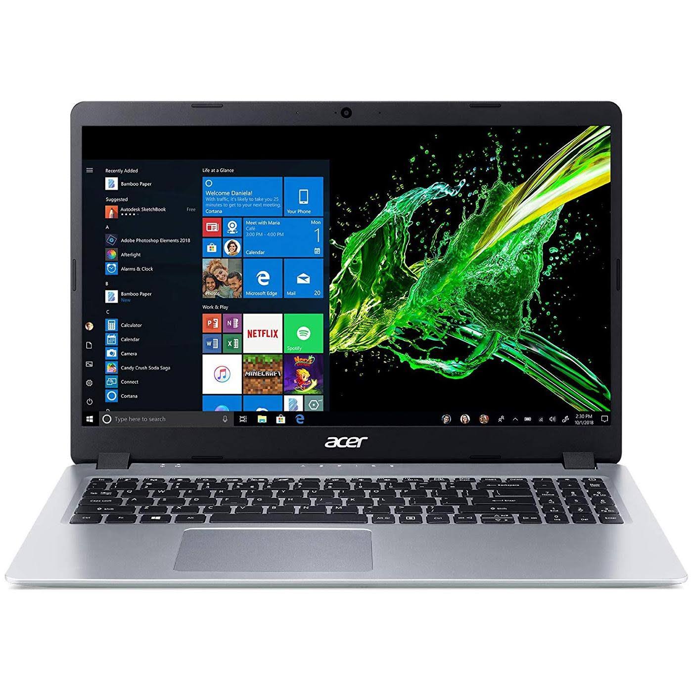 Acer Aspire 5 A515-43-R19L 15.6″ Notebook - Ryzen 3 3200U 2.6 GHz - 4 GB RAM - 128 GB SSD - Pure Silver