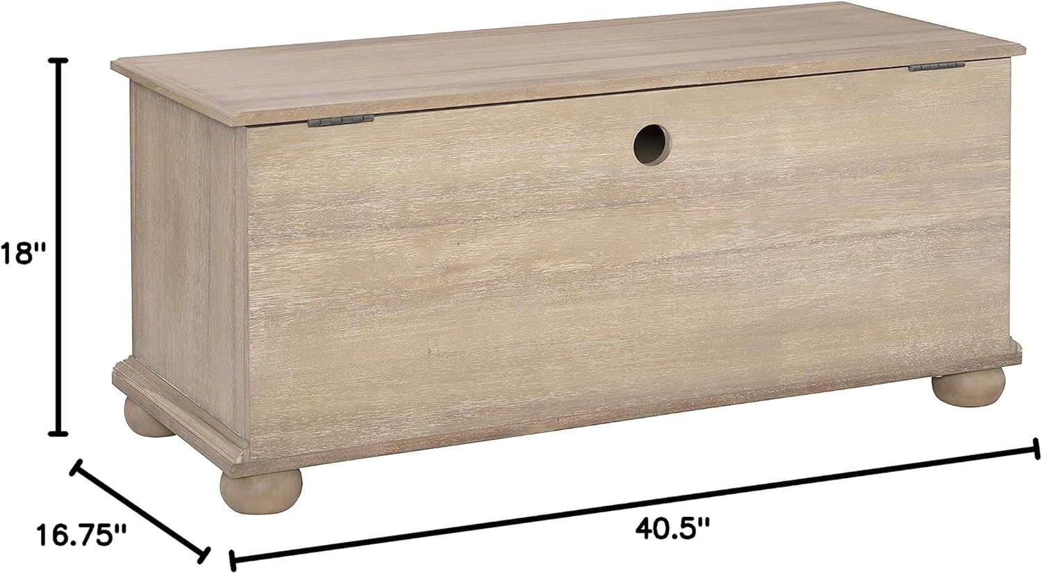 Powell Natural Cedar Chest Chadwick Bench