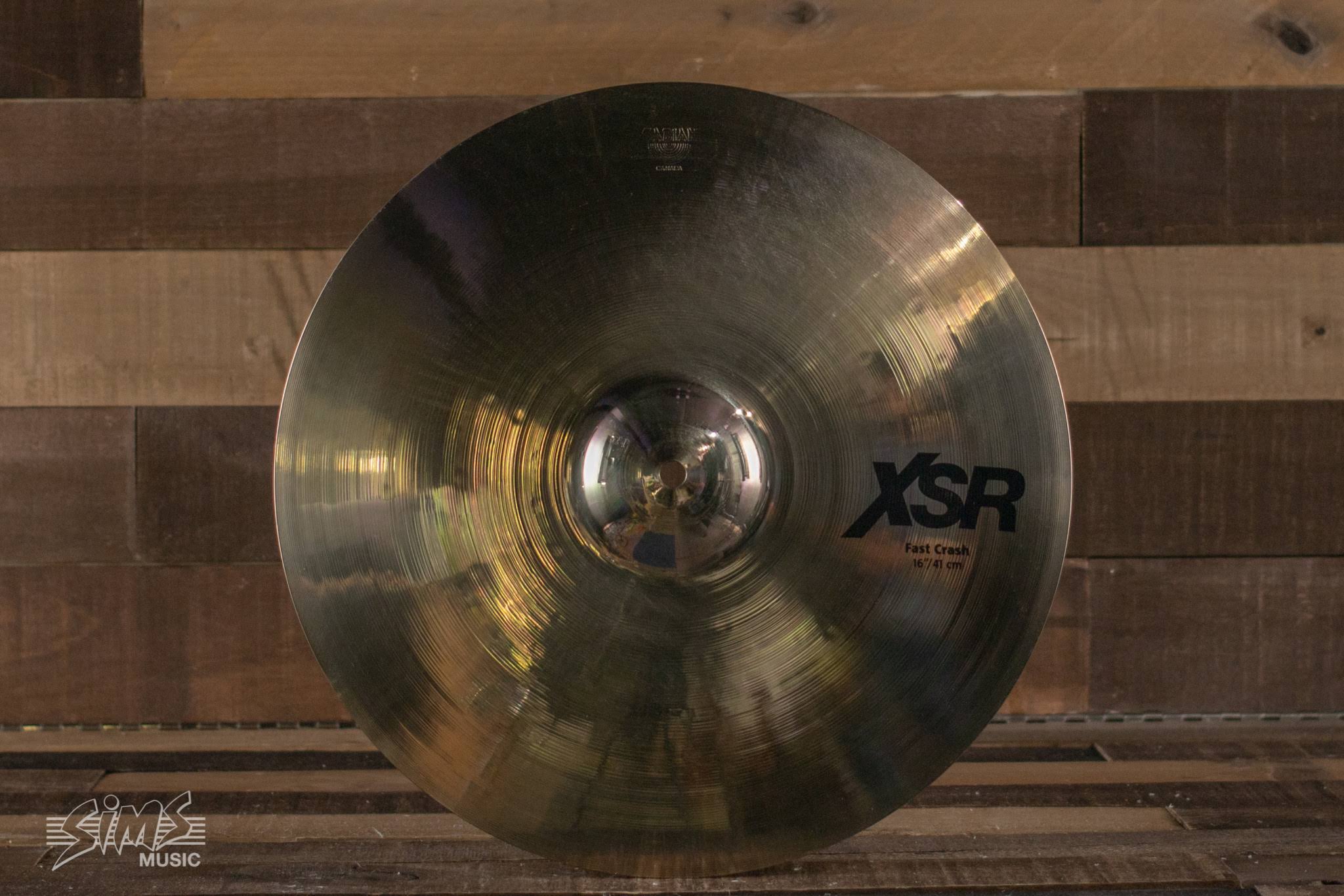Sabian XSR 16 in. Fast Crash Cymbal