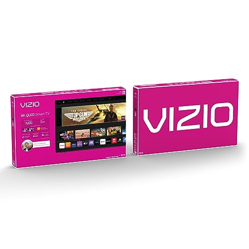 VIZIO 50-inch Quantum Pro 4K 120Hz QLED HDR10+ Smart TV with Dolby Vision, Active Full Array, 240Hz @ 1080p PC Gaming, WiFi 6E, Apple AirPlay, Chromecast Built-in, M50QXM-K01, 2023 Model
