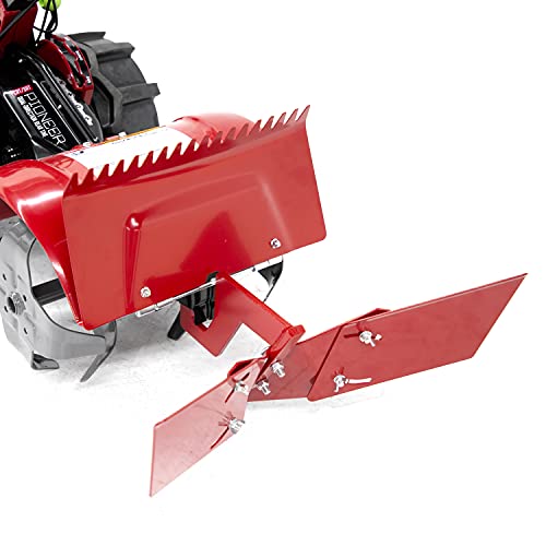 EARTHQUAKE Victory Rear Tine Tiller, Powerful 209cc 4-Cycle Viper Engine, Rugged Bronze Gear Transmission, Counter-Rotating Tines, Instant Reverse, Pneumatic Wheels, Model: 39381, Red/Black