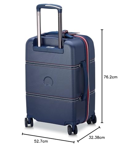 DELSEY PARIS Chatelet Air 2.0 Hardside Luggage with Spinner Wheels, Angora, Checked-Large 28 Inch