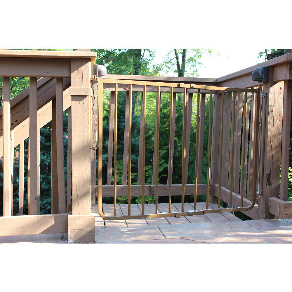 Cardinal Gates SS30OD-BR Stairway Special Outdoor Safety Gate, Brown