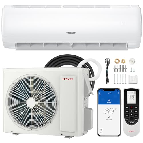 TOSOT Mini-Split Air Conditioner, Inverter Split AC System with Heat Pump Muse Series