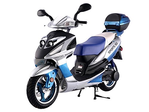 HHH 150cc Scooter Vienna 150 Fully Automatic CVT Gas Powered 150cc Moped LANCER150 Eagle with GY6 Engine (Black)