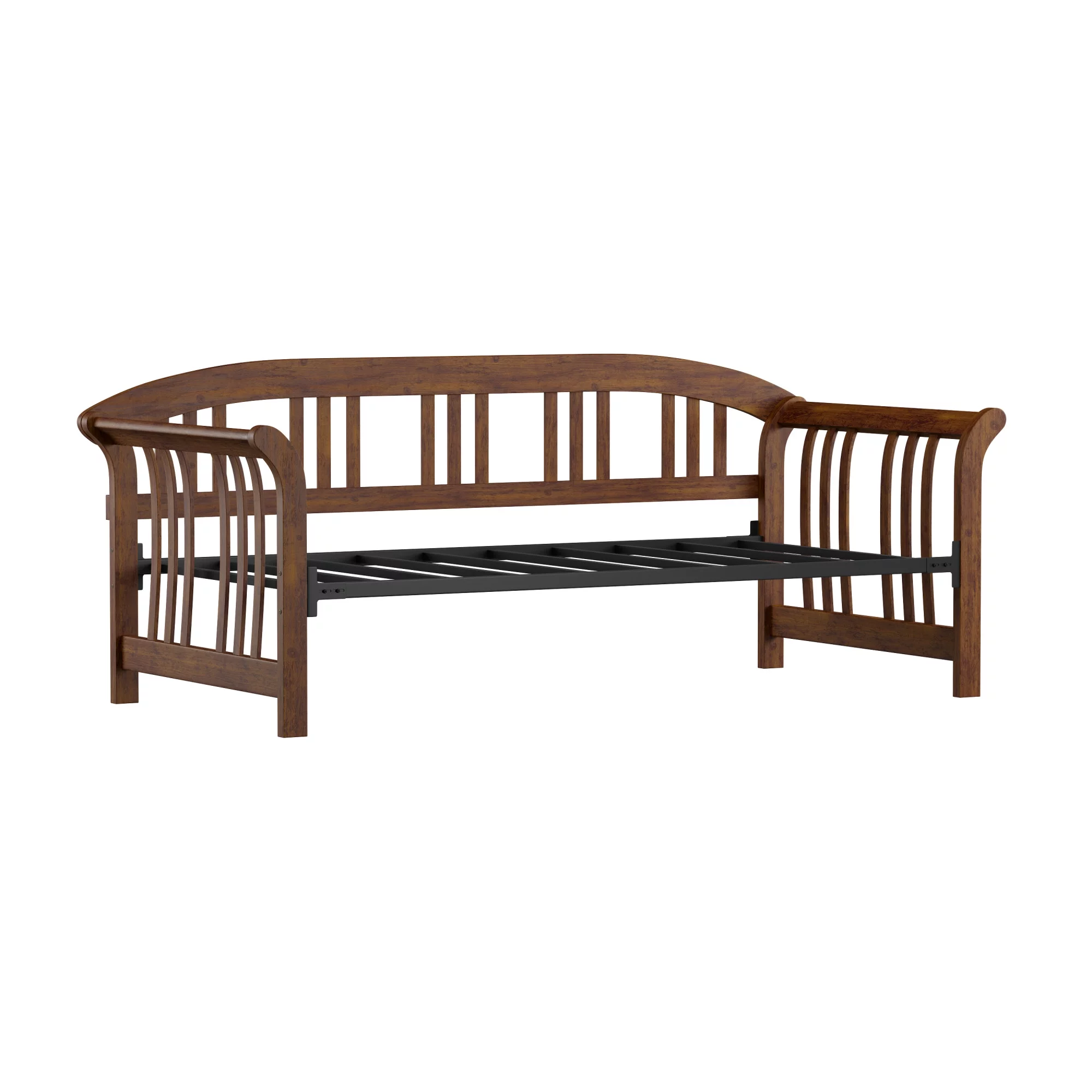 Hillsdale Furniture Dorchester Wood Mission-Style Twin Daybed, Walnut