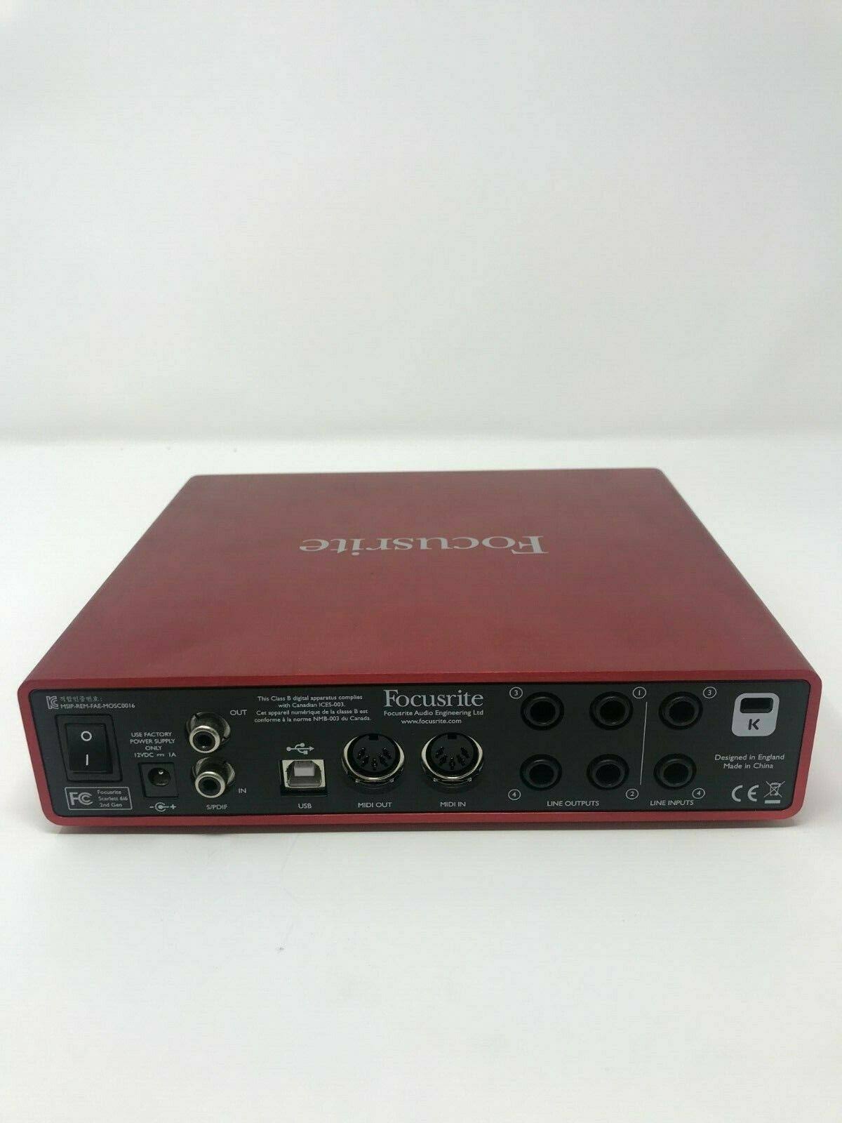 Focusrite Scarlett 6i6 USB Audio Interface