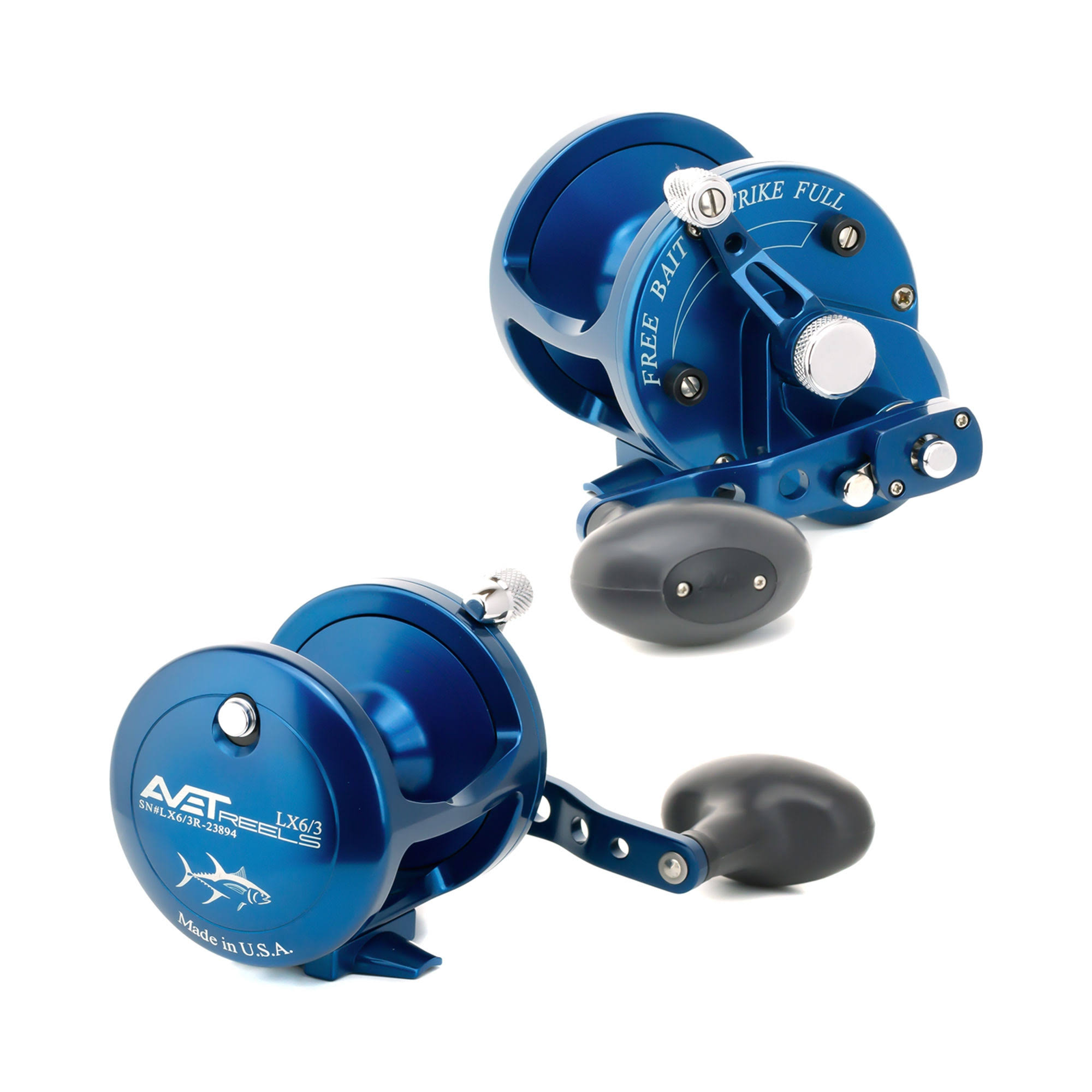 Avet 2 Speed 6/3 Conventional Reel - Silver