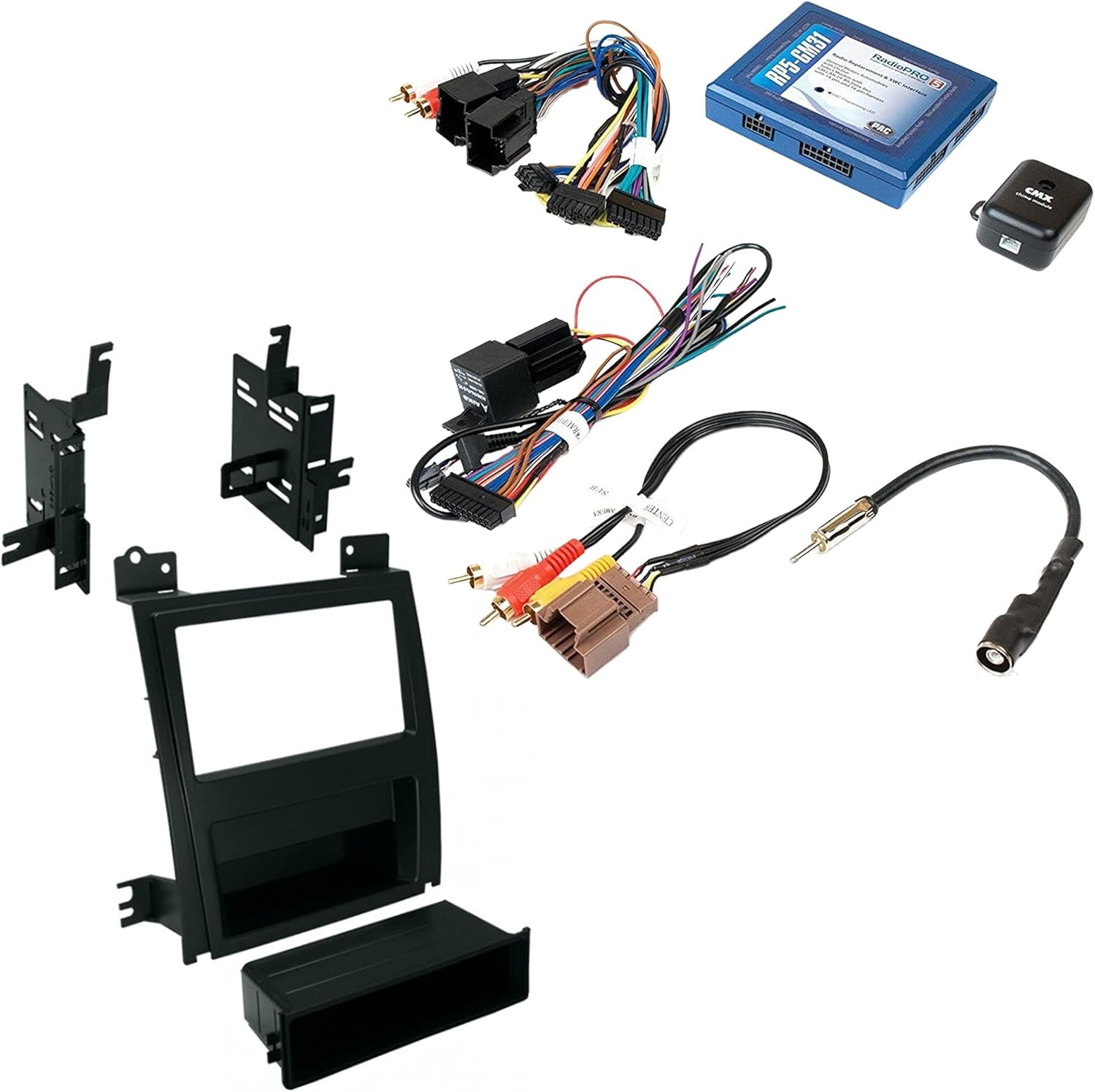PAC RP5-GM31 Radio Replacement Interface with Built-In OnStar Package for 2007-2012 Yukon/XL/Denali Vehicles