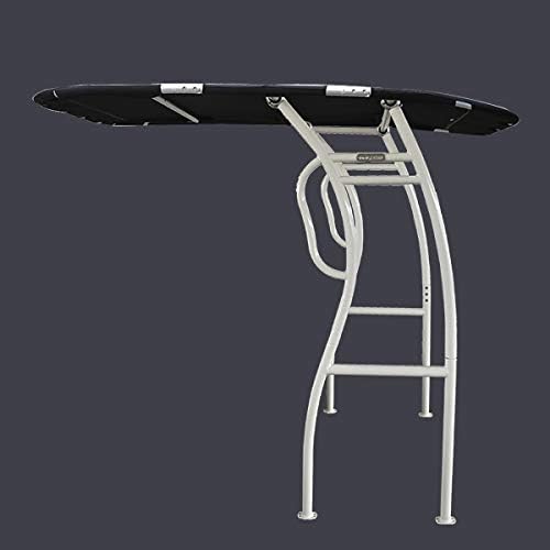 Dolphin Pro2 T-TOP Center Console Fishing Boat Tower Bimini Canopy, Marine Anodized Aluminum, Collapsible TTOP, Centre Fold Down Shade Roof