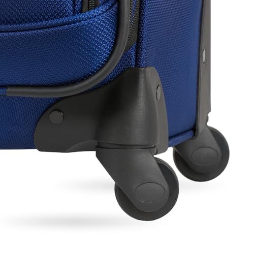SwissGear Sion Softside Expandable Luggage, Black, Checked-Large 29-Inch