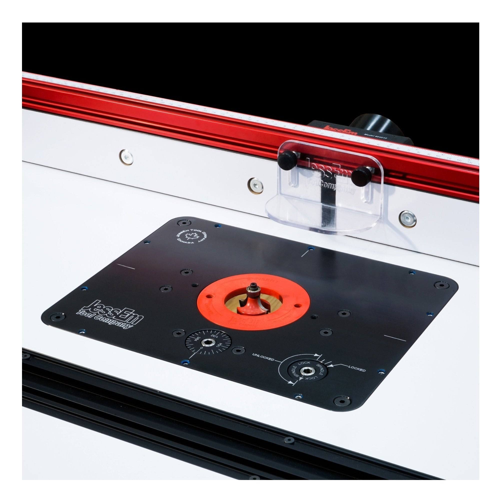 JessEm 02120 Mast-R-Lift II Router Lift with 9-1/4-Inch by 11-3/4-Inch Top Plate