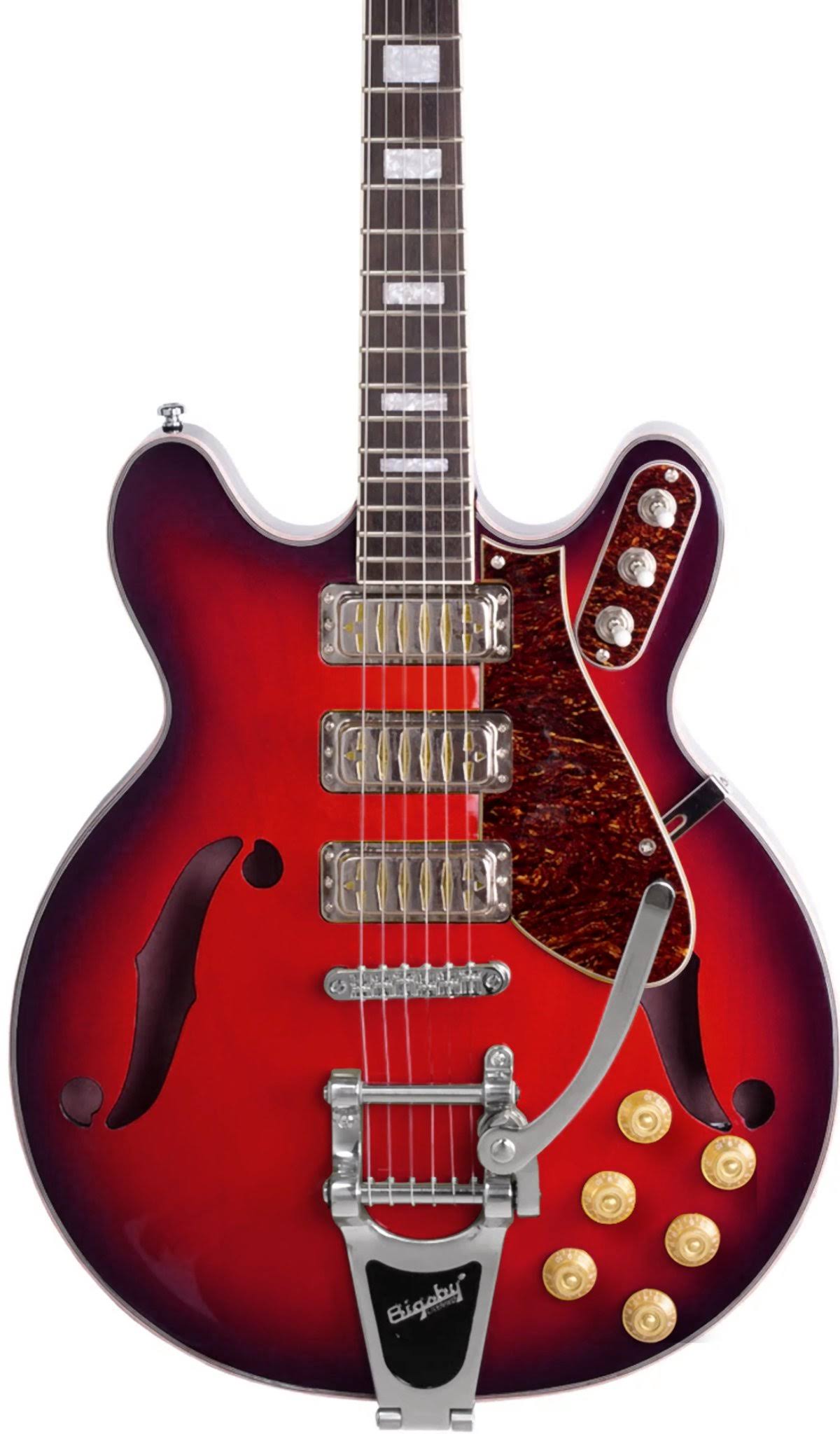 Eastwood Airline H78 Electric Guitar Vintage Redburst