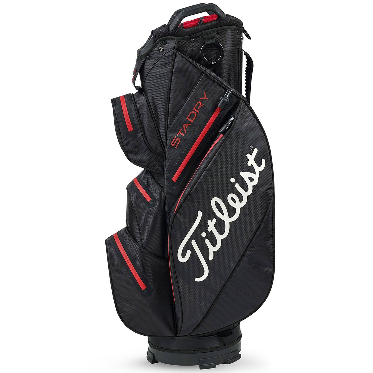Titleist StaDry Golf Cart Bag Black/Red