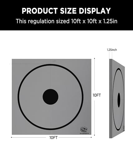 10x10ft Martial Arts Mat, Roll-Up Training Mat with Sealed Edges, XPE Foam & Carry Bag – for Jiu Jitsu, Wrestling, MMA, Tumbling, Judo, Karate, Home Gym Flooring