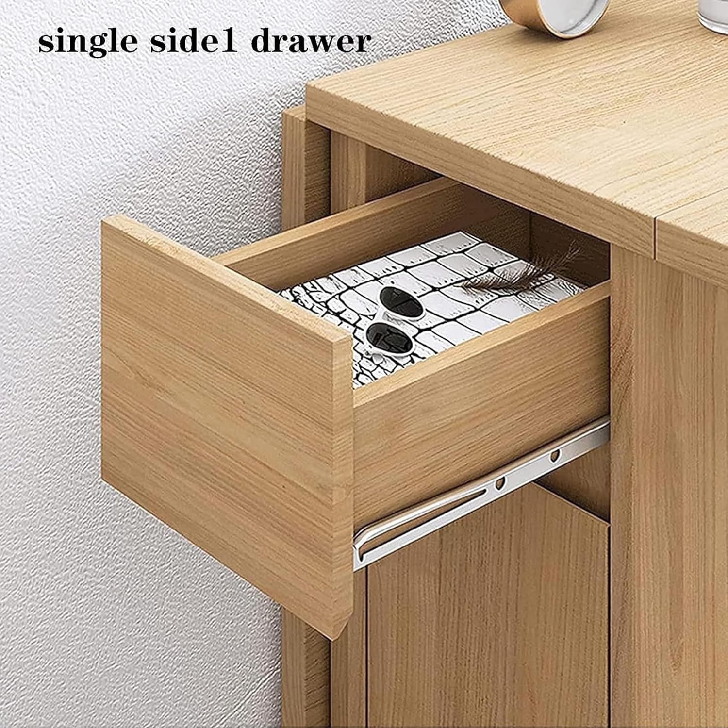 Solid Wood Folding Dining Table sets, Extendable Drop Leaf Table with 4 Chairs, for Kitchen, Dining Room, Living Room, Restaurant