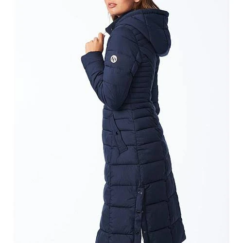Bernardo Hooded Packable Puffer Coat - Deep Ocean