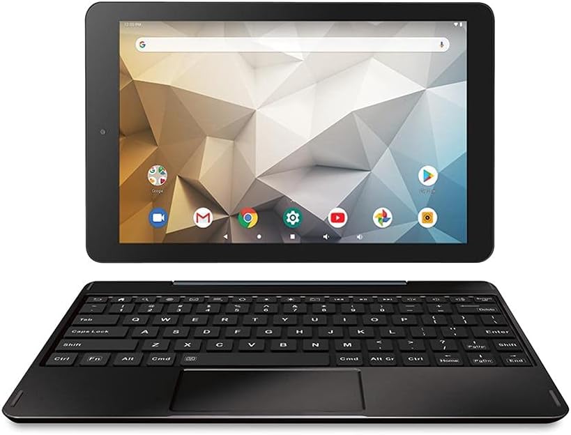 RCA Newest Best Performance Tablet Quad-Core 2GB RAM 32GB Storage IPS HD Touchscreen WiFi Bluetooth with Detachable Keyboard Android 9 Pie (10, Lavender)