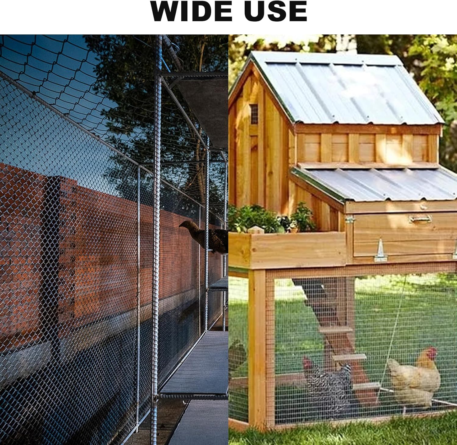 Hardware Cloth 1/2 inch 48 in x100 ft 19 Gauge - Chicken Wire Fence Roll Chicken Wire Mesh Roll Welded Wire Fencing Garden Fencing Wire Cloth